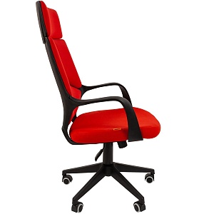 Офисное кресло CHAIRMAN 525, ткань, красный